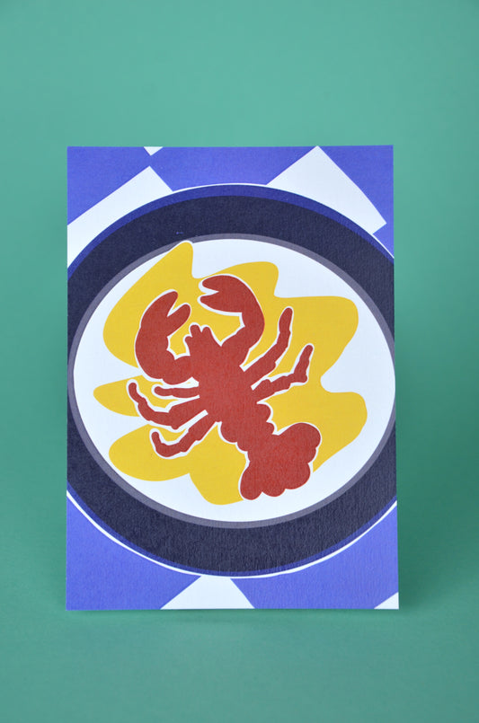 Dazurelle Kunstkarte. Postkarte made in Zurich.