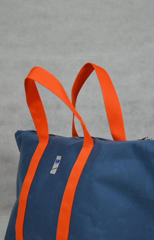 Reisetasche Orange Blau