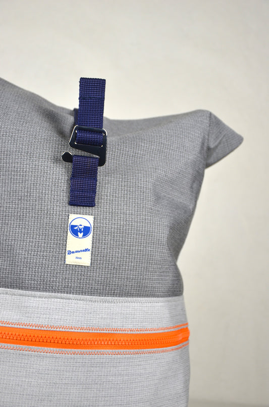 Rucksack Grau Orange