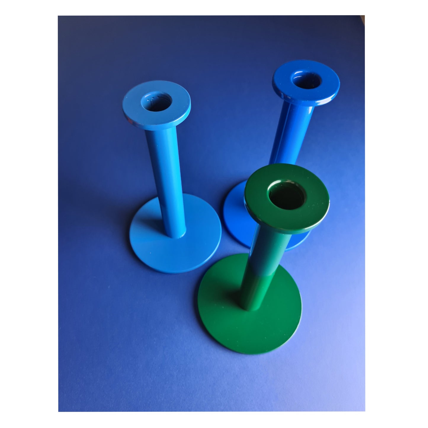 Grüner Kerzenständer