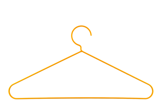 Kleiderbügel Orangegelb