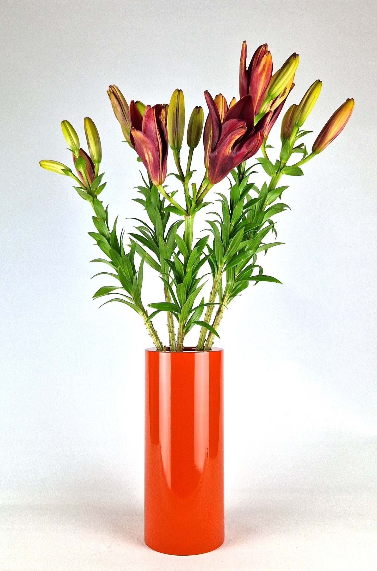 Schlichte Schweizer Design Vase. Edle Vase