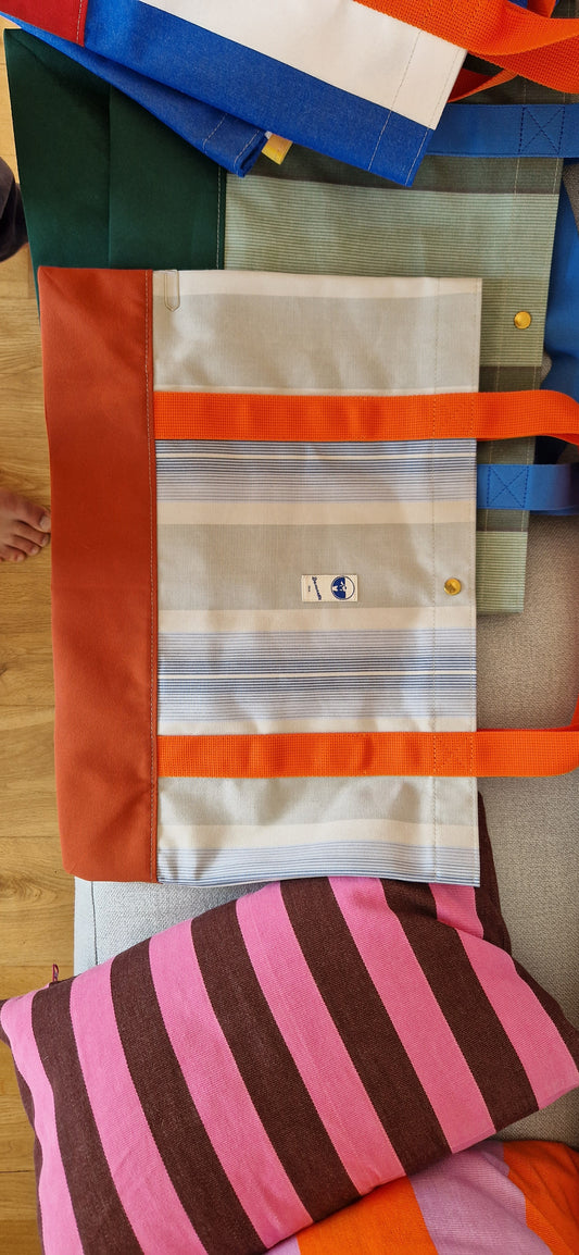 EDEN Orange Hellblau