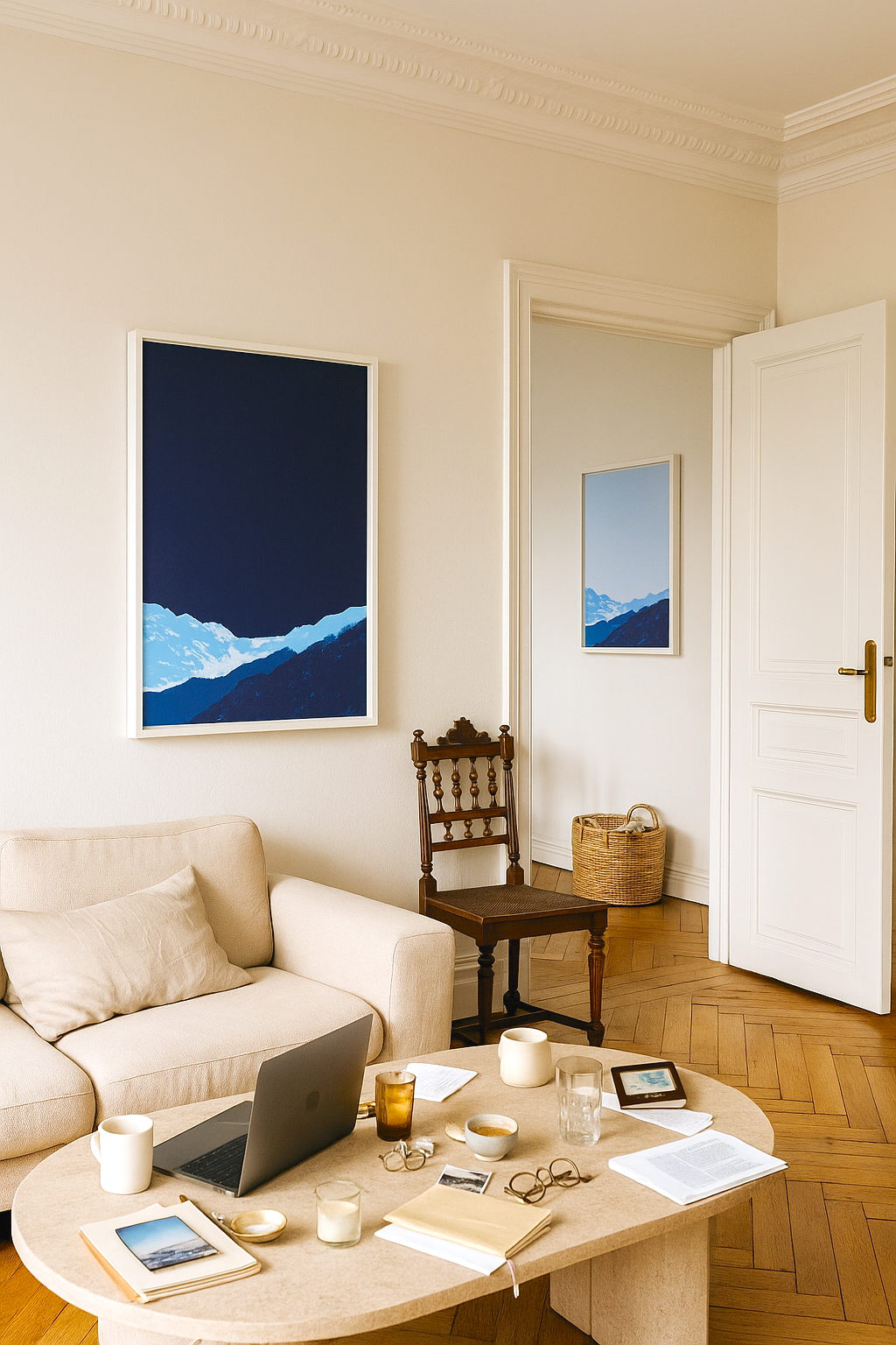 Artful abstraction of Swiss landscapes