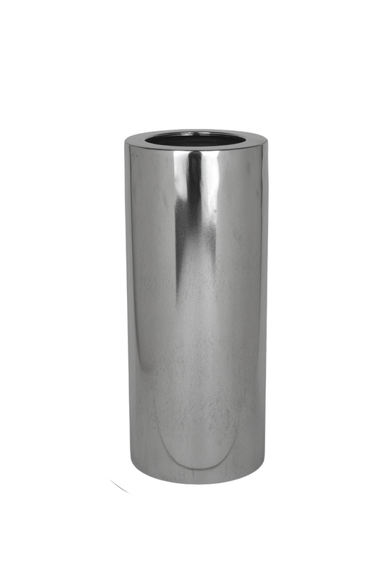 Chrome Vase