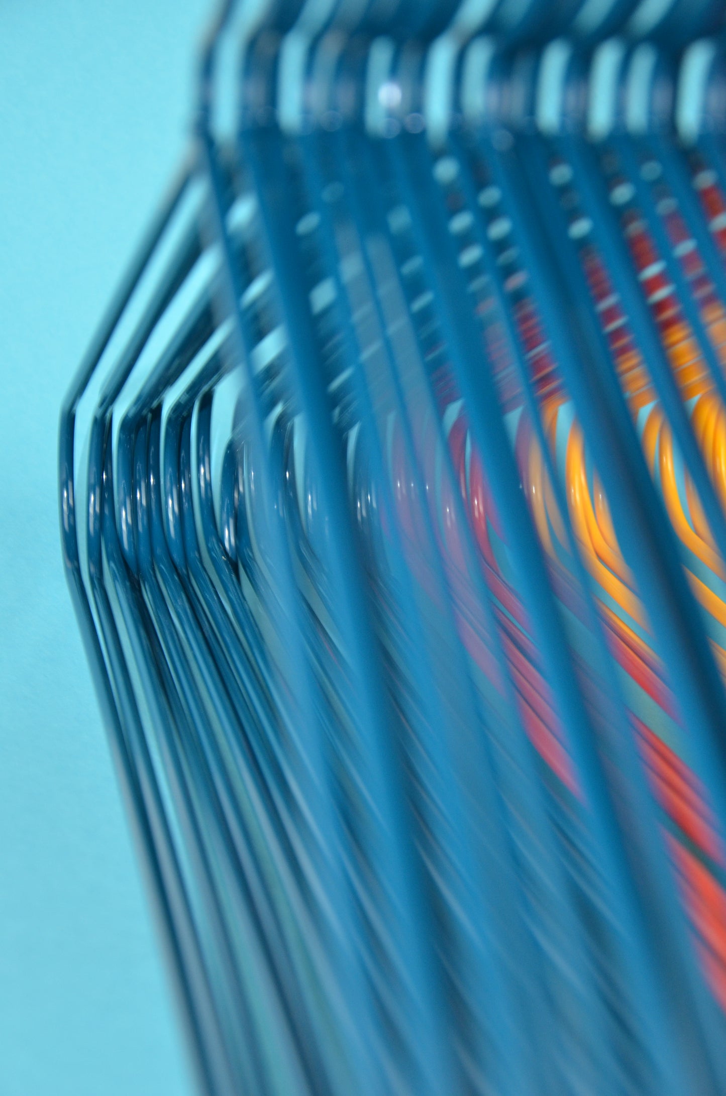 Kleiderbügel Graublau