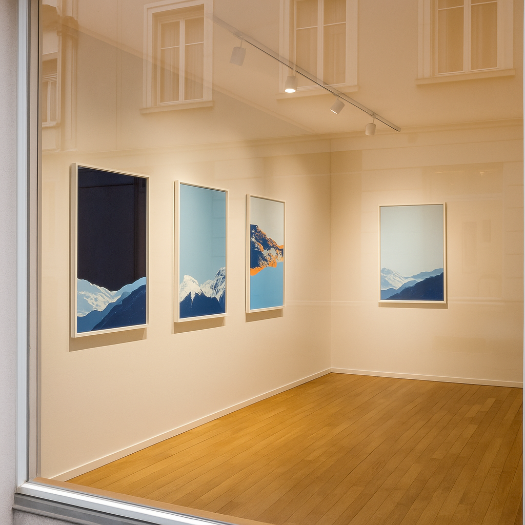 Bring the Alps home – a piece of Switzerland captured in clean lines and radiant colour.