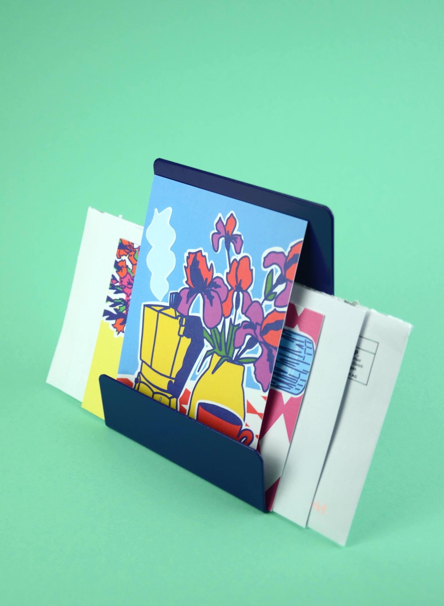 Posthalter aus Stahl – farbenfroh und robust