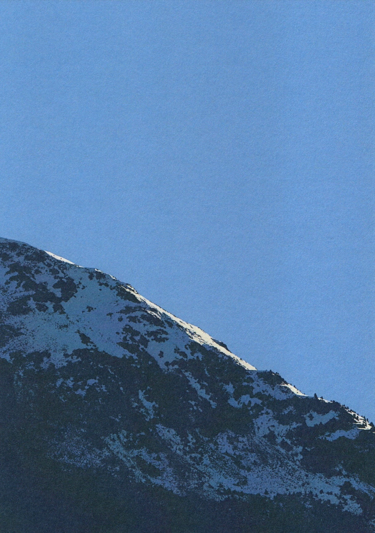 Postkarte "Val S-charl II" mit alpinem Landschaftsmotiv aus dem Unterengadin – gedruckt auf 100 % Recyclingpapier in Zürich.