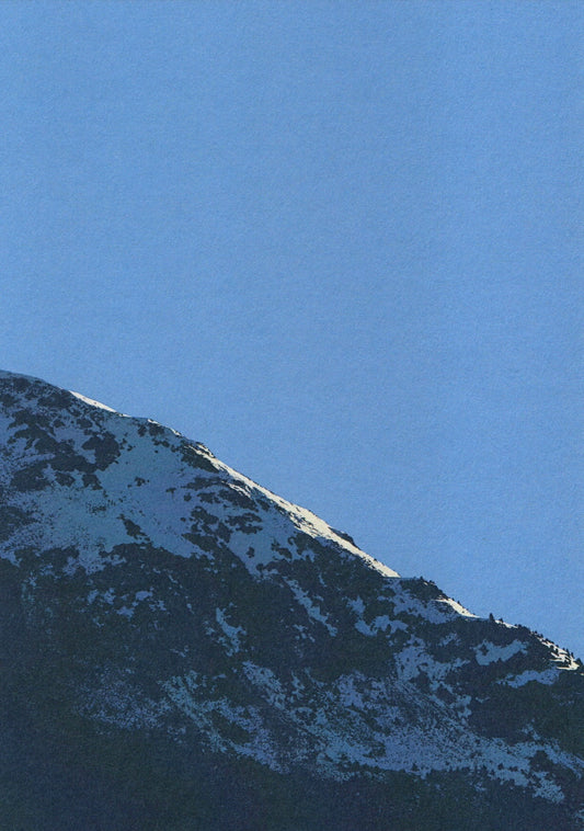 Postkarte "Val S-charl II" mit alpinem Landschaftsmotiv aus dem Unterengadin – gedruckt auf 100 % Recyclingpapier in Zürich.