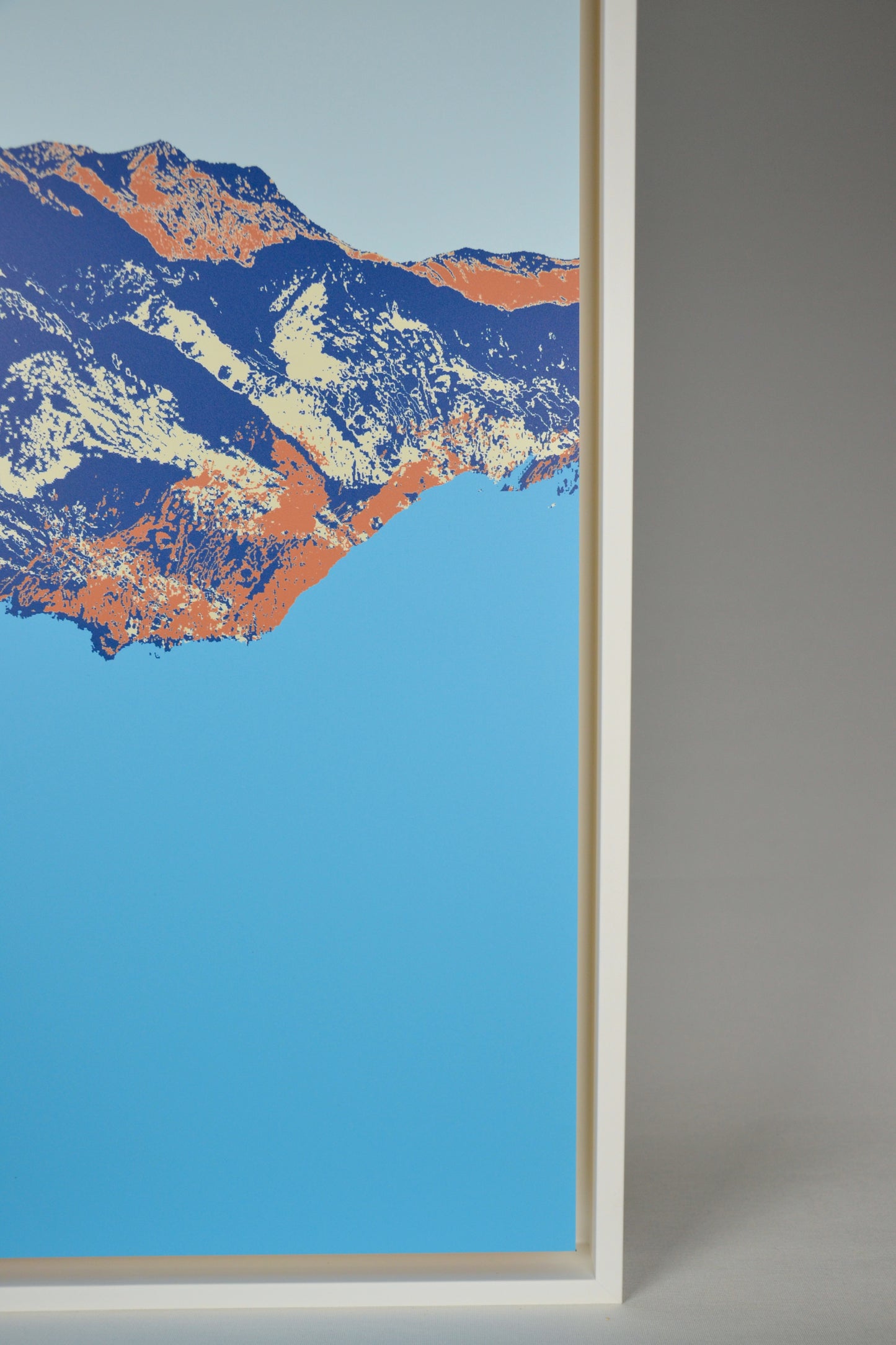 Design-Wandbild mit Schweizer Berglandschaft – modernes Souvenir für Alpenliebhaber