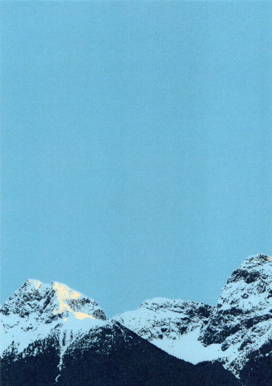 Schweizer Kunstkarte Engadin. Postkarte made in Zurich. Schweizer Alpen Postkarte