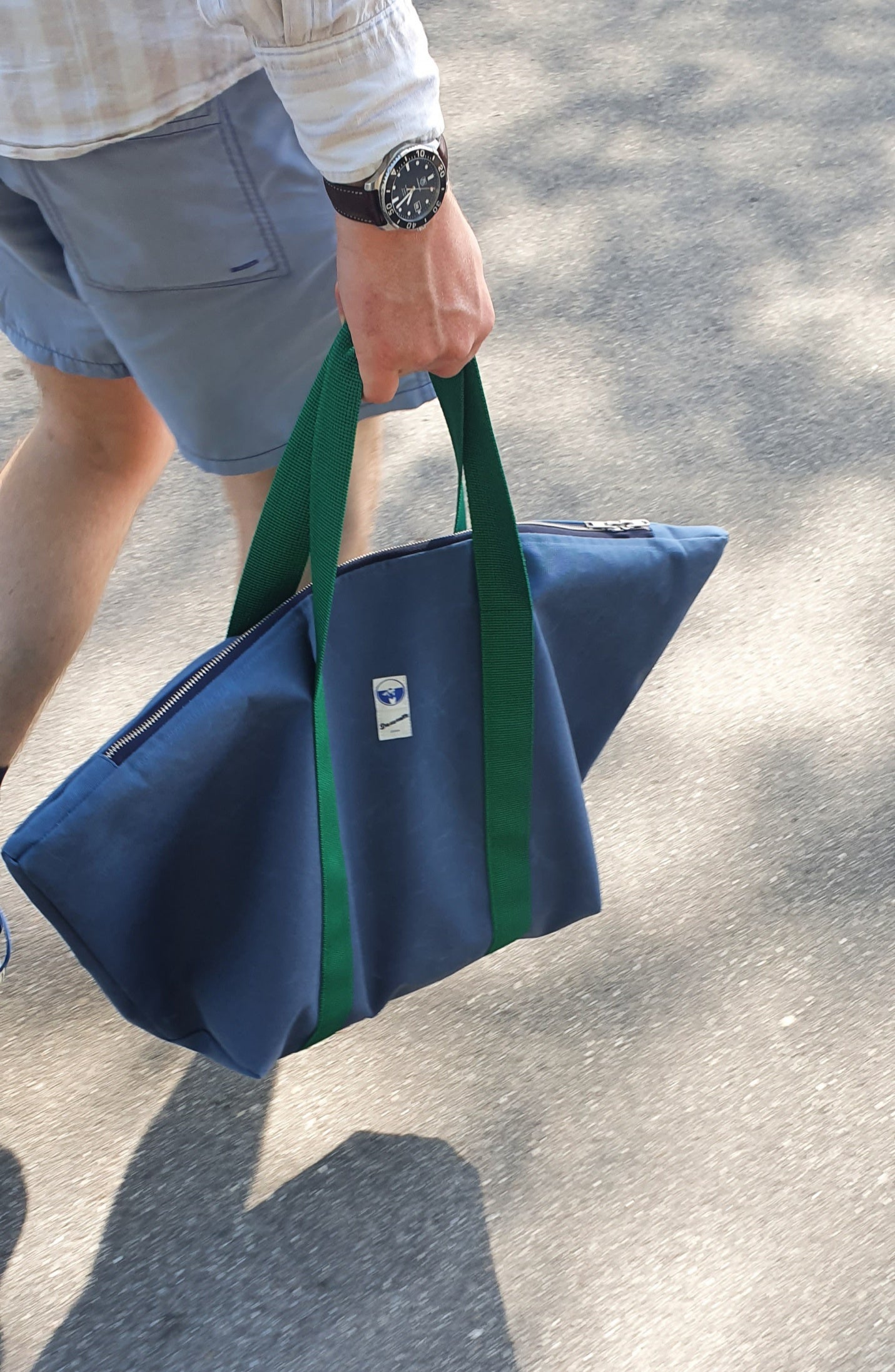 Reisetasche Grün Blau