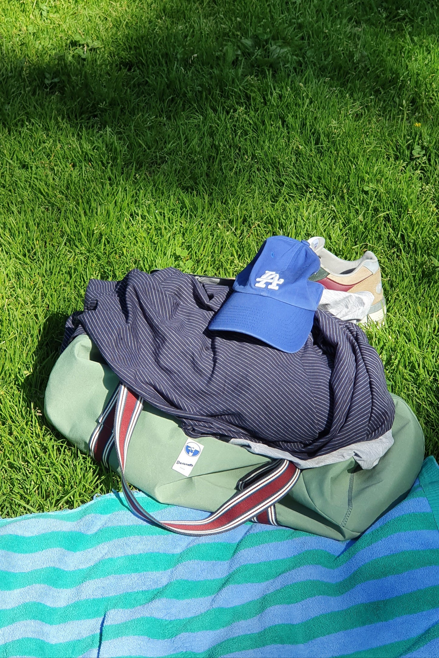 Sporttasche Minz Rot-Blau