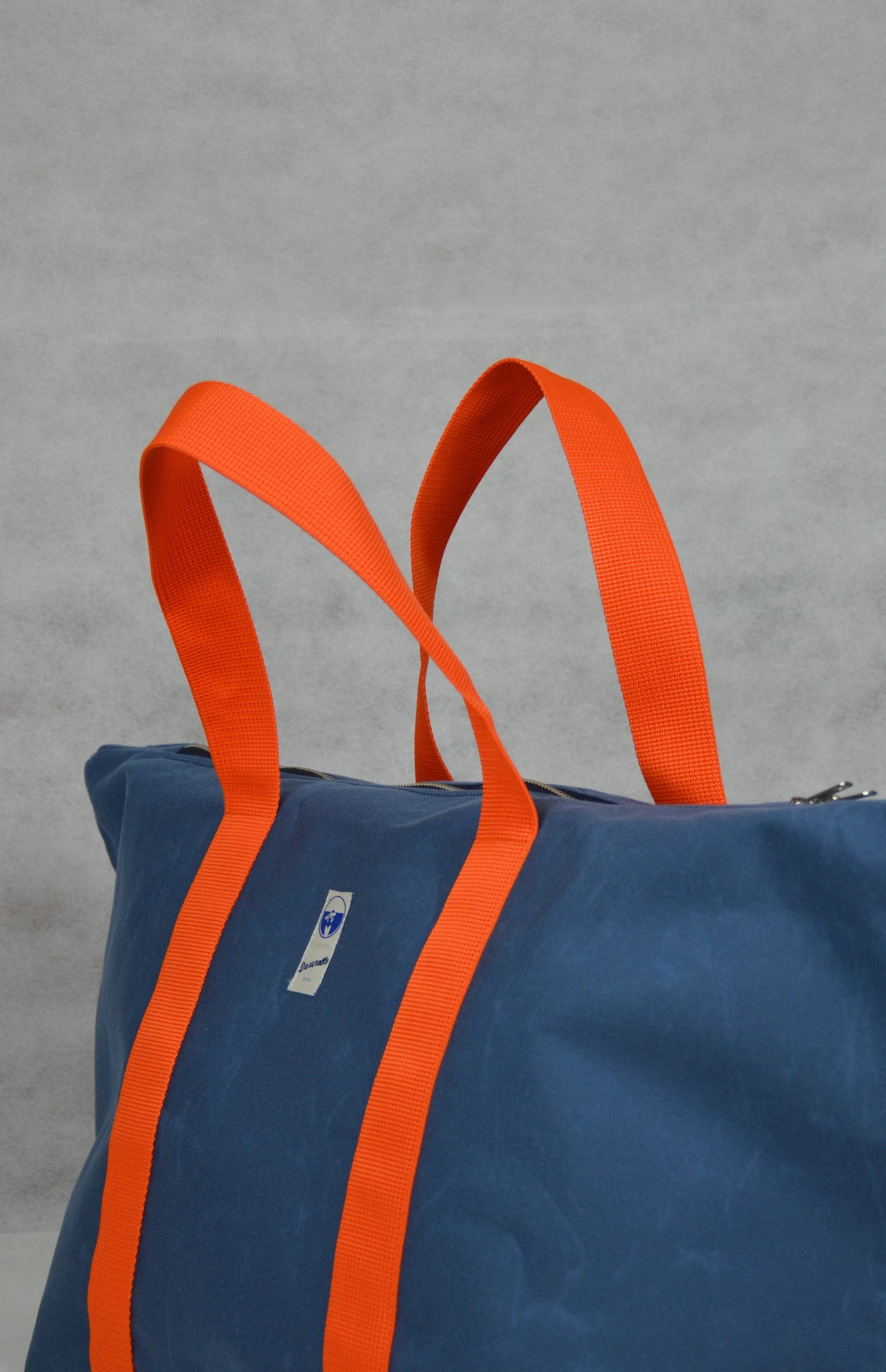 Reisetasche Orange Blau