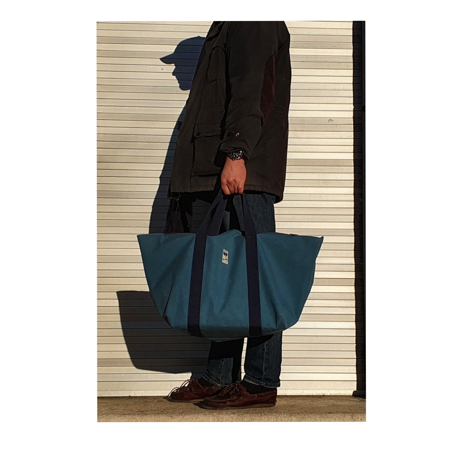 Reisetasche Blau Petrol