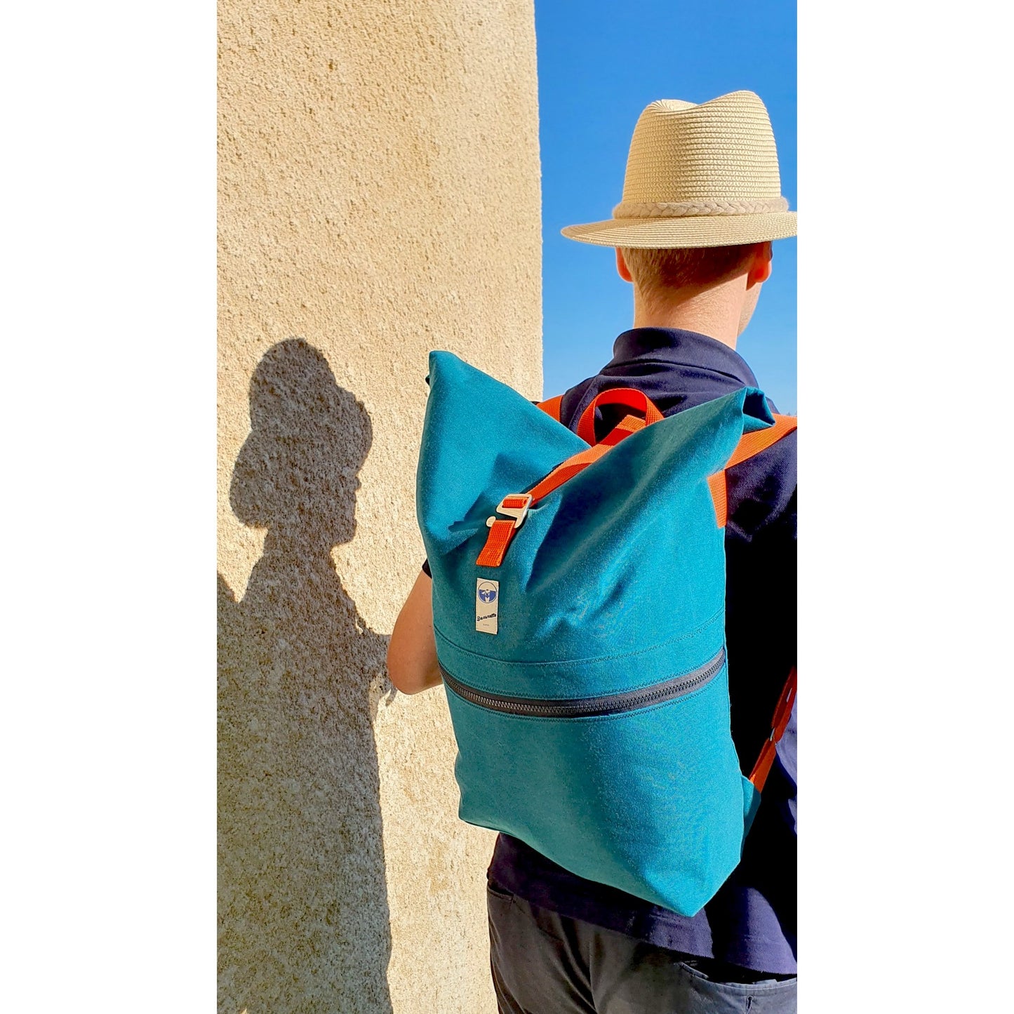 Rucksack Petrol Orange