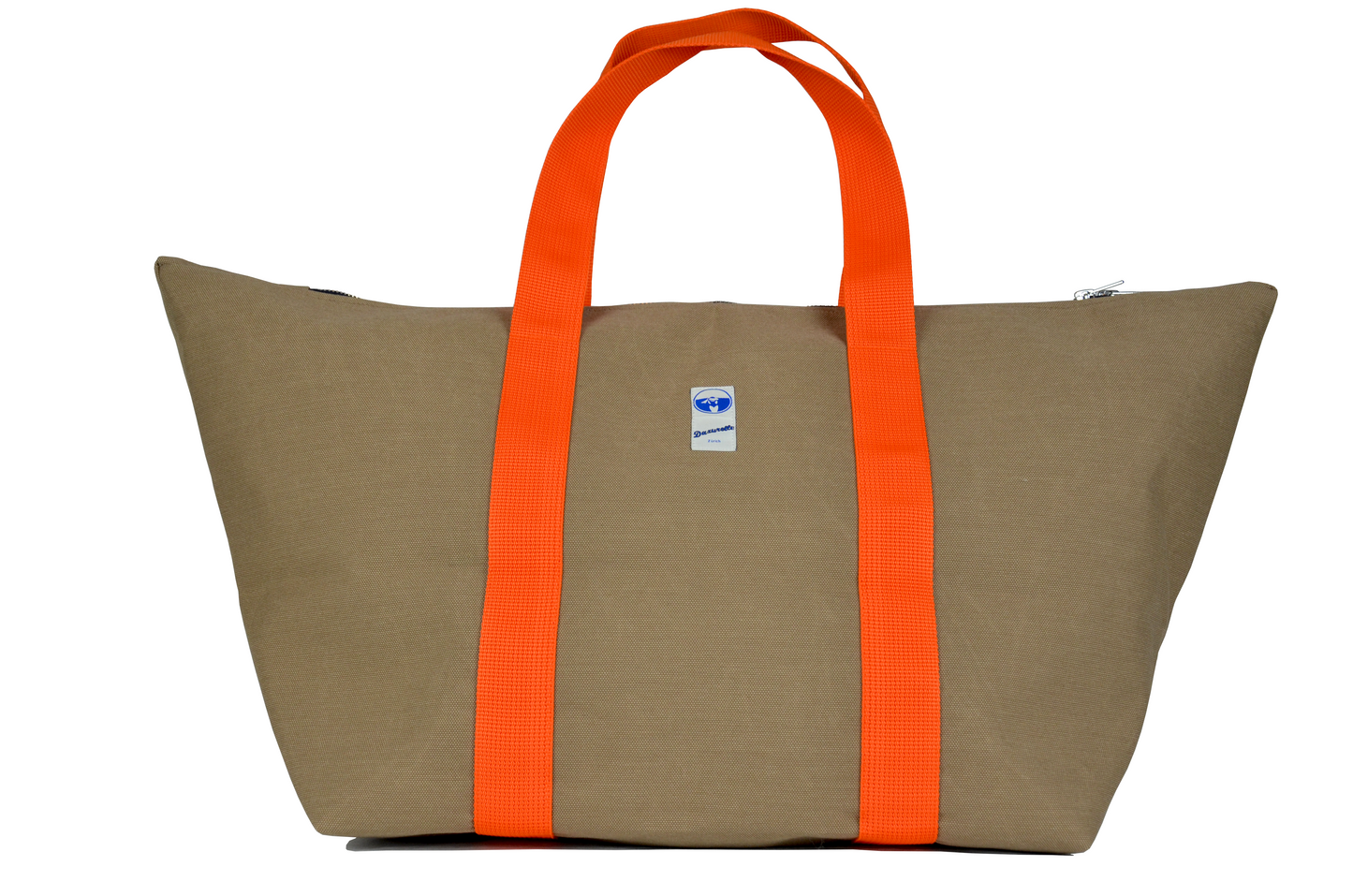 Reisetasche Orange Braun
