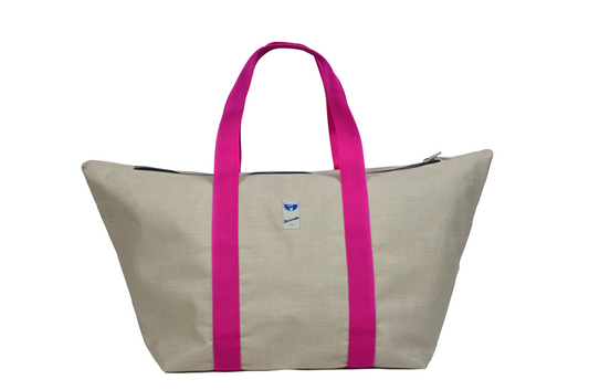 Reistasche Pink Beige