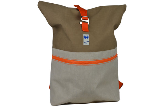 Rucksack Braun Orange