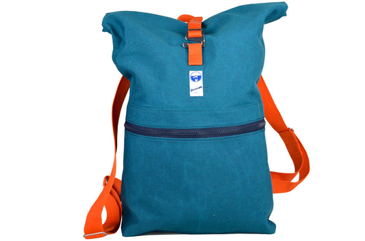 Rucksack Blau Orange