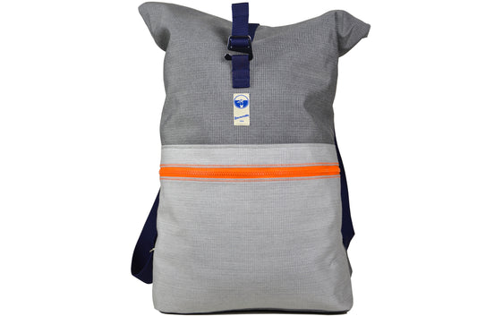 Rucksack Grau Orange