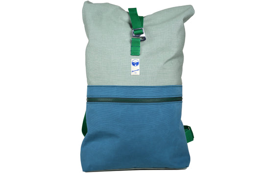 Rucksack Blau Grün Minze